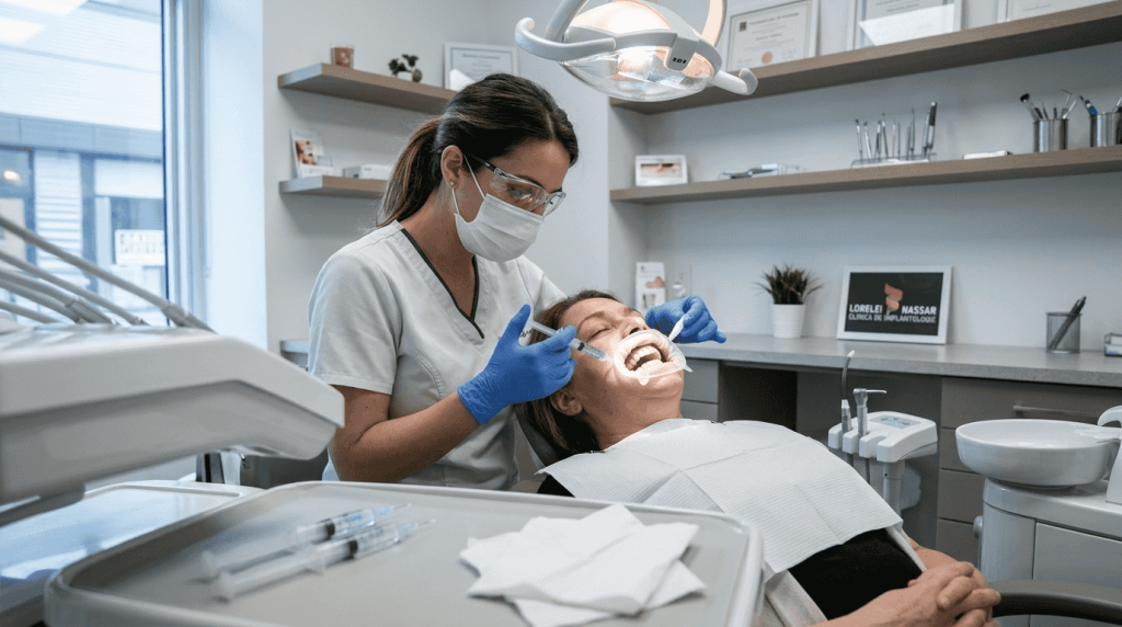 Cum se face albirea dinților în siguranță 2026 10 Albirea dinților realizată în cabinetul stomatologic