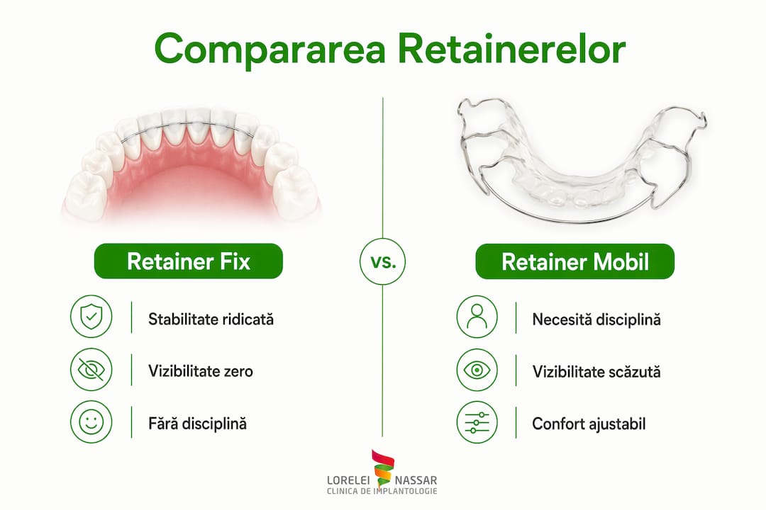 Infografic: Diferențele dintre contenția fixă și cea mobilă