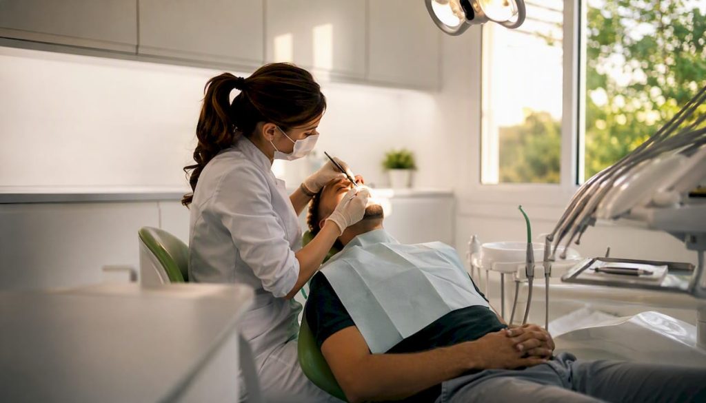 Detartraj profesional cu aparatură ultrasonică pentru o curățare temeinică a dinților