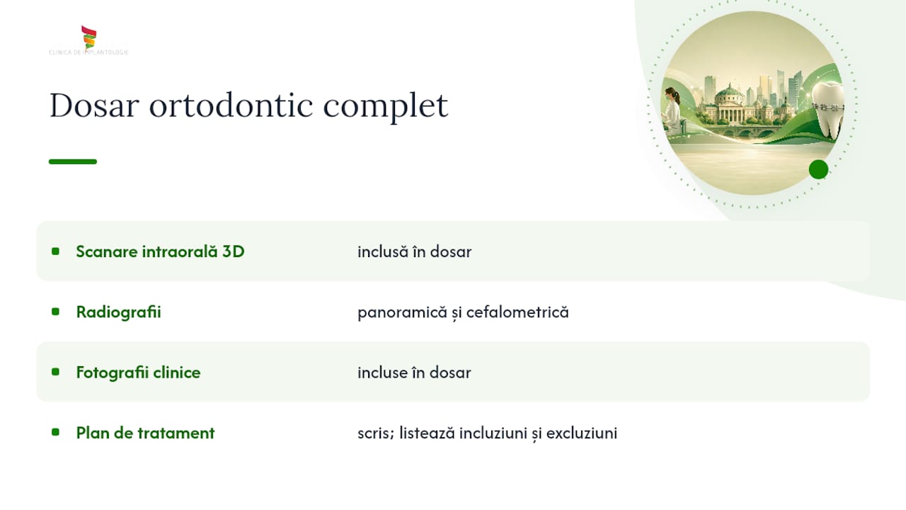 Clinica Dr. Lorelei Nassar: ortodonție cu flux digital în București — overview diagram